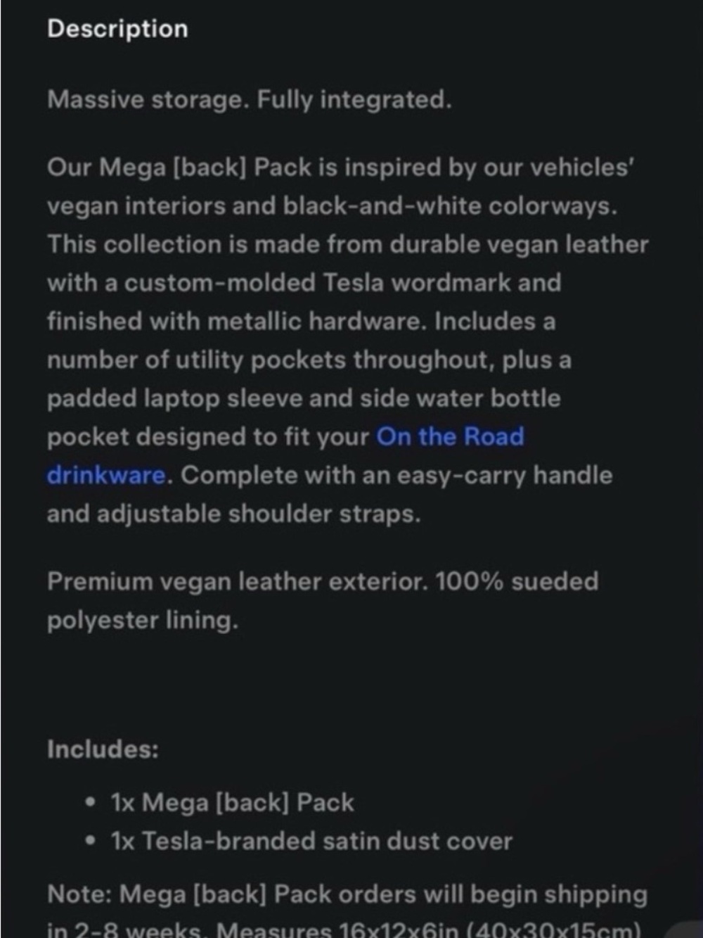 The Original Tesla Mega Pack - RARE - Picture 8 of 8